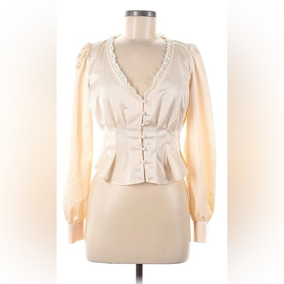 **SOLD** F21 Silky Blouse - Picture 1 of 4